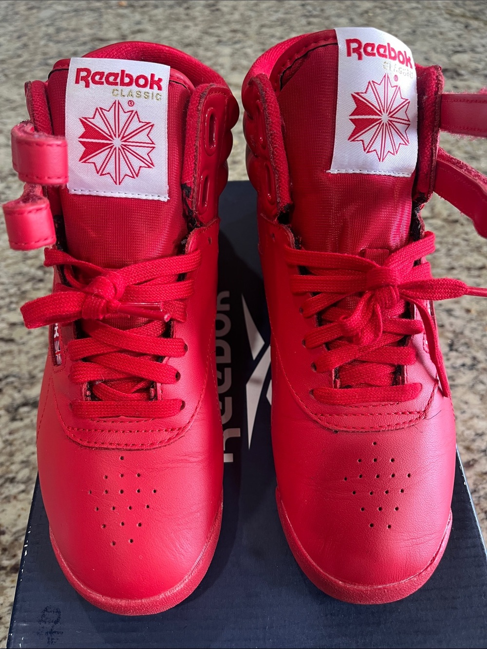 Reebok Classic Woman’s High-Top Sneakers - Red